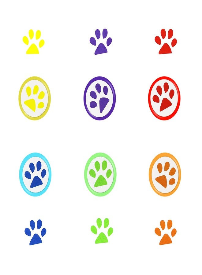 AHKUNMT Dog Paw Stamp,36pc Paw Print Stampers Self Inking Stamps Teacher Paw Party Favors and Paw Birthday Decorations Assorted Stamp Set for Classroom Party Educational Learning Activities Patrol - Image 4